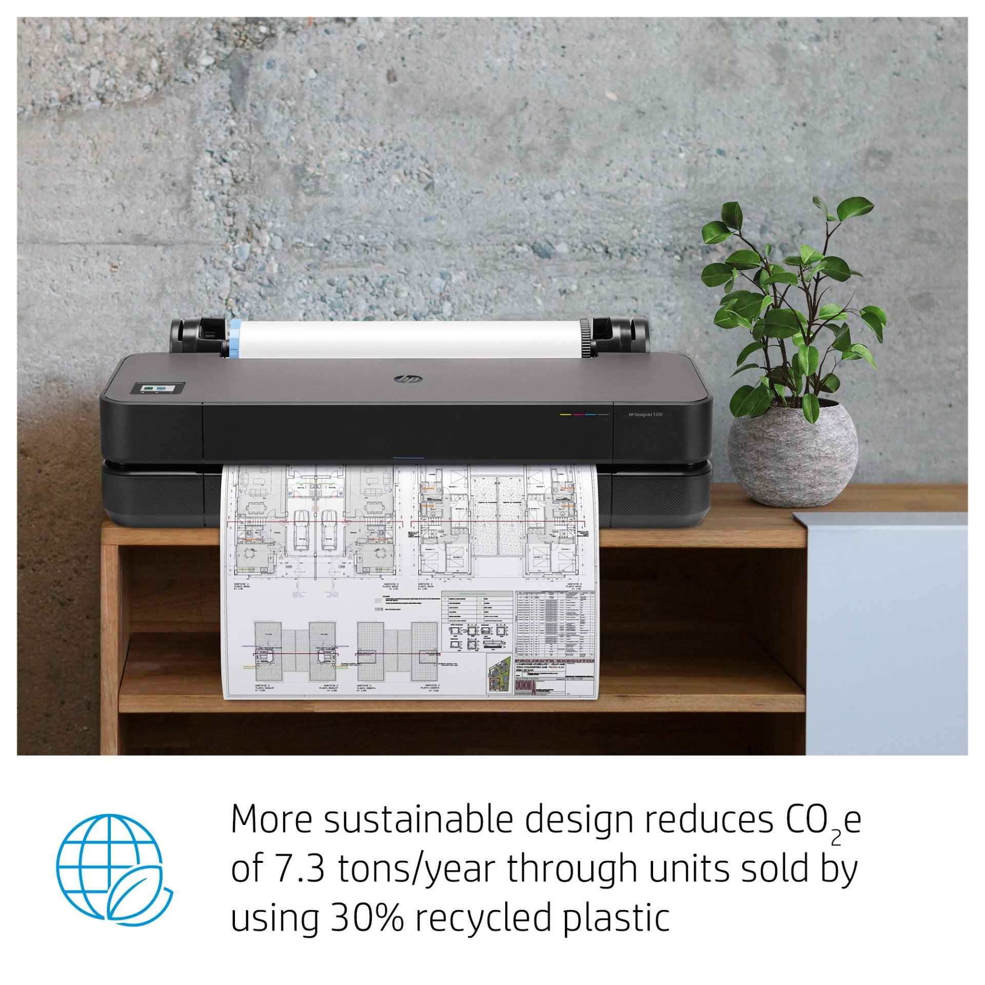 HP DesignJet T250 24-inch Compact Large Format Plotter Printer (up to A1  size) with Mobile Printing - Shop HP.com Hong Kong