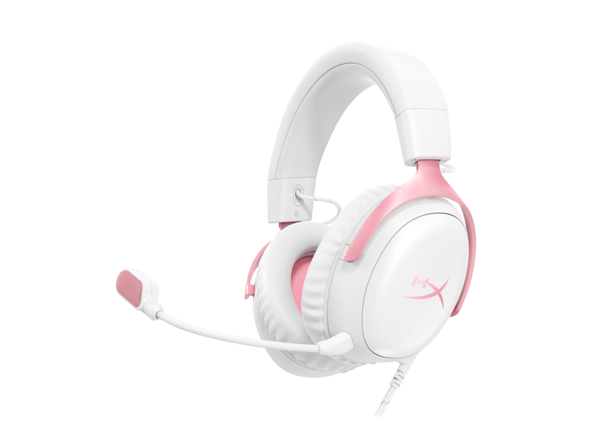 HyperX Cloud III - Gaming Headset (White/Pink) (9W1Q4AA) - Shop HP