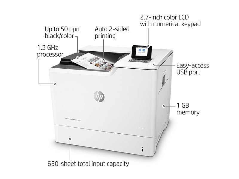 HP Color LaserJet Enterprise M652dn 