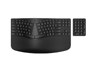 HP 965 Ergonomic Wireless Keyboard (7E756AA#UUF) - Top view open