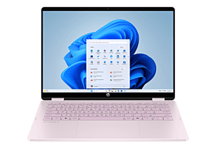 HP OmniBook 5 Flip 14 inch Laptop 14-fp0032TU, Pink - 14" - Powder pink, chrome logo (BH8C6PA#AB5)