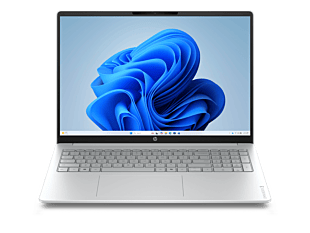 HP OmniBook 3 16 inch Laptop 16-by0120AU, Silver - 40.6 cm (16") - Glacier silver (E69WTPA#AB5) - Center facing