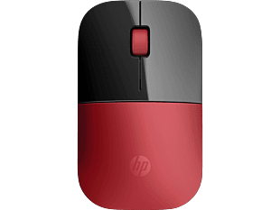 HP Z3700 Red Wireless Mouse (V0L82AA) - Center facing