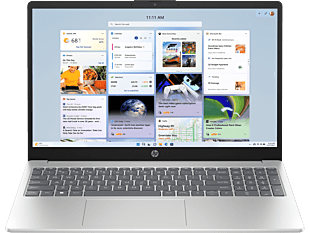 HP 15.6 inch Laptop 15-fd1242TU, Silver - 15.6" - Natural silver aluminum cover, natural silver base and keyboard frame (BJ1W6PA#AB5)