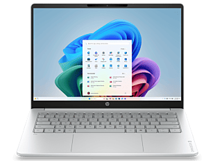 HP OmniBook 3 14 inch Next Gen AI Laptop 14-hs0032TU, Silver - 35.6 cm (14") - Glacier silver cover and keyboard frame, glacier gray base (D95FFPA#AB5)