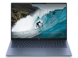 HP OmniBook 5 16 inch Next Gen AI Laptop 16-bm0051TU, Blue - 40.6 cm (16") - Starlit blue (D8CV6PA#AB5)