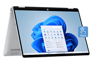 HP OmniBook 5 Flip 14 inch Laptop 14-fp0033TU, Silver - 14" - Glacier silver (BH8C7PA#AB5)