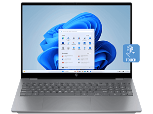 HP OmniBook 7 16 inch Next Gen AI Laptop 16-bh0004TX, Silver - 40.6 cm (16") - Meteor silver aluminum (D8CU9PA#AB5)