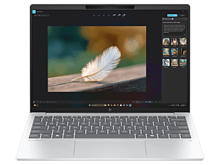 HP OmniBook 7 Aero 13.3 inch Next Gen AI Laptop 13-bg1046AU, Silver - 13.3" - Glacier silver (BH4F4PA#AB5)