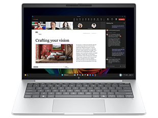 HP EliteBook 8 G1i 14 inch Notebook Next Gen AI Laptop, Silver - 35.6 cm (14") - Glacier silver (D83PMPT#AB5-BN1)