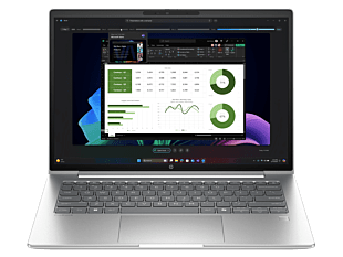 HP ProBook 4 G1i 14 inch AI Laptop, Silver + Poly Voyager 5200 +USB-A to Micro USB Charging Cable TAA - 14" - Pike silver aluminum (C1UH5PT#AB5-BN1)