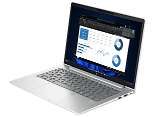 HP ProBook 4 G1i 14 inch AI Laptop, Silver + Poly Voyager 5200 +USB-A to Micro USB Charging Cable TAA - 14" - Pike silver aluminum (C1US2PT#AB5-BN1)