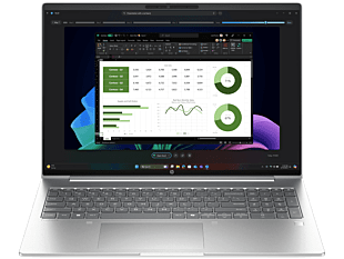 HP ProBook 4 G1i 16 inch AI Laptop, Silver - 16" - Pike silver aluminum (C1UK4PT#AB5)