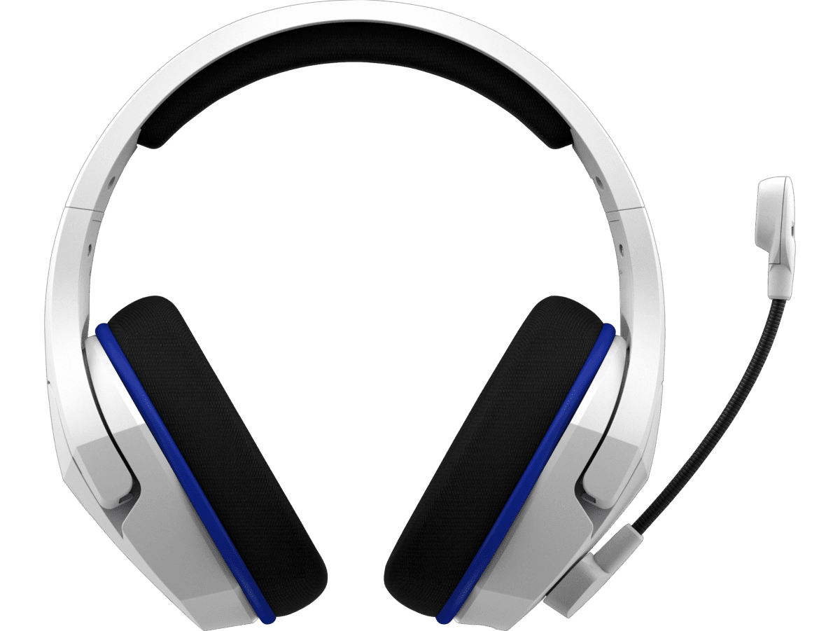 HyperX Cloud Stinger Core — 無線電競耳機（白-藍） — PS5-PS4