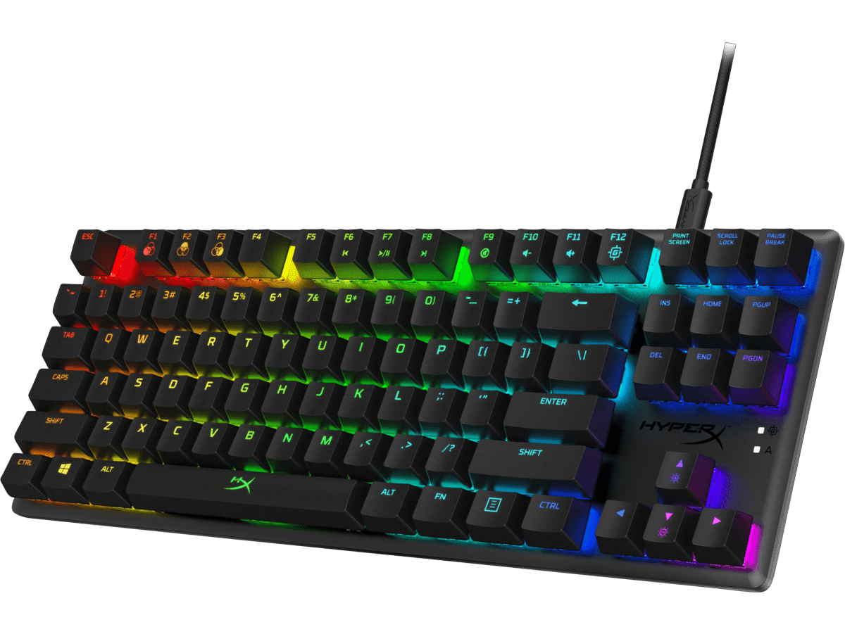 HyperX Alloy Origins Core — 機械電競鍵盤— HX 紅色（美式佈局