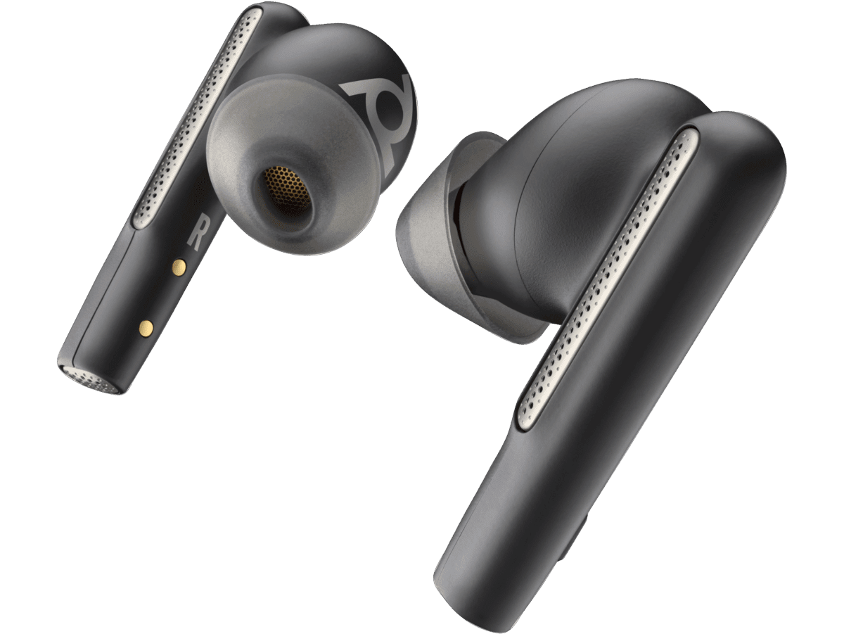Poly Voyager Free 60 UC M 炭黑色耳塞+BT700 USB-A 適配器+