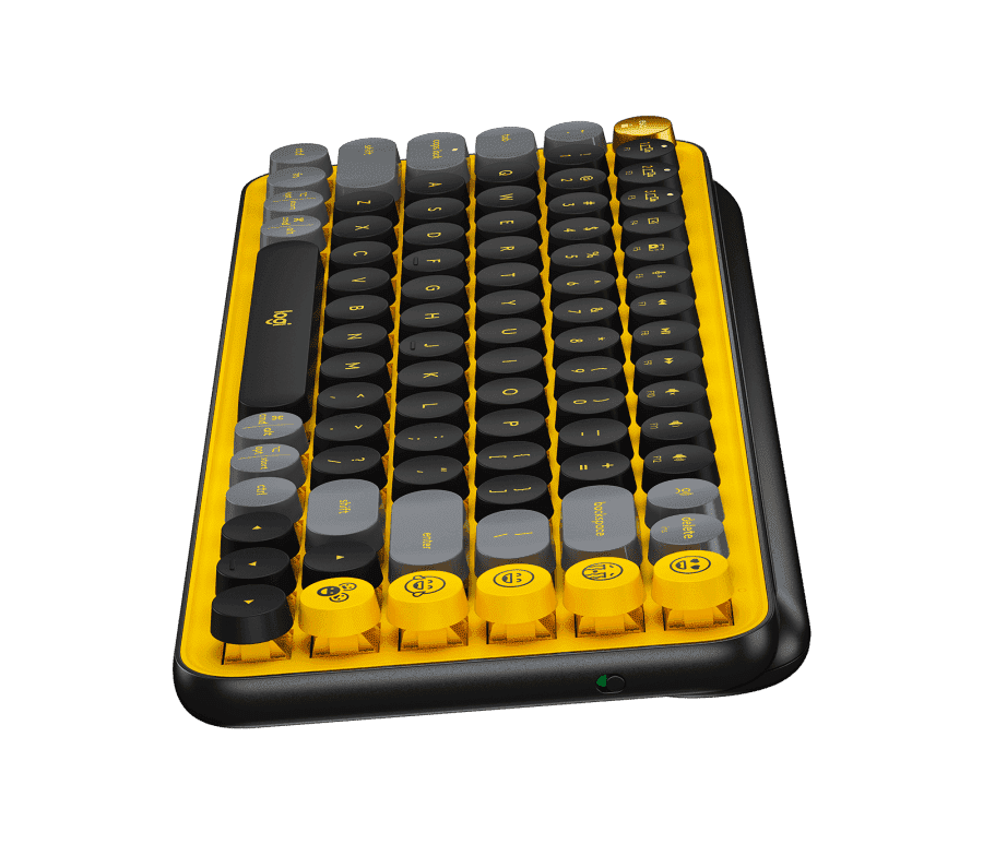 Logitech Pop Keys Yellow 英語配列 一年間保証輸入品 ロジテック Logitech Pop Keys Yellow メカニカル ワイヤレス