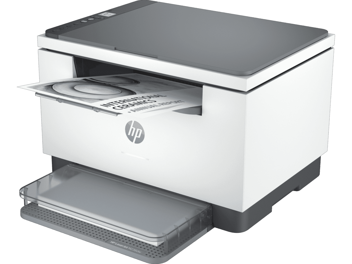 HP LaserJet MFP M236dw Printer (9YF95A) - Left facing
