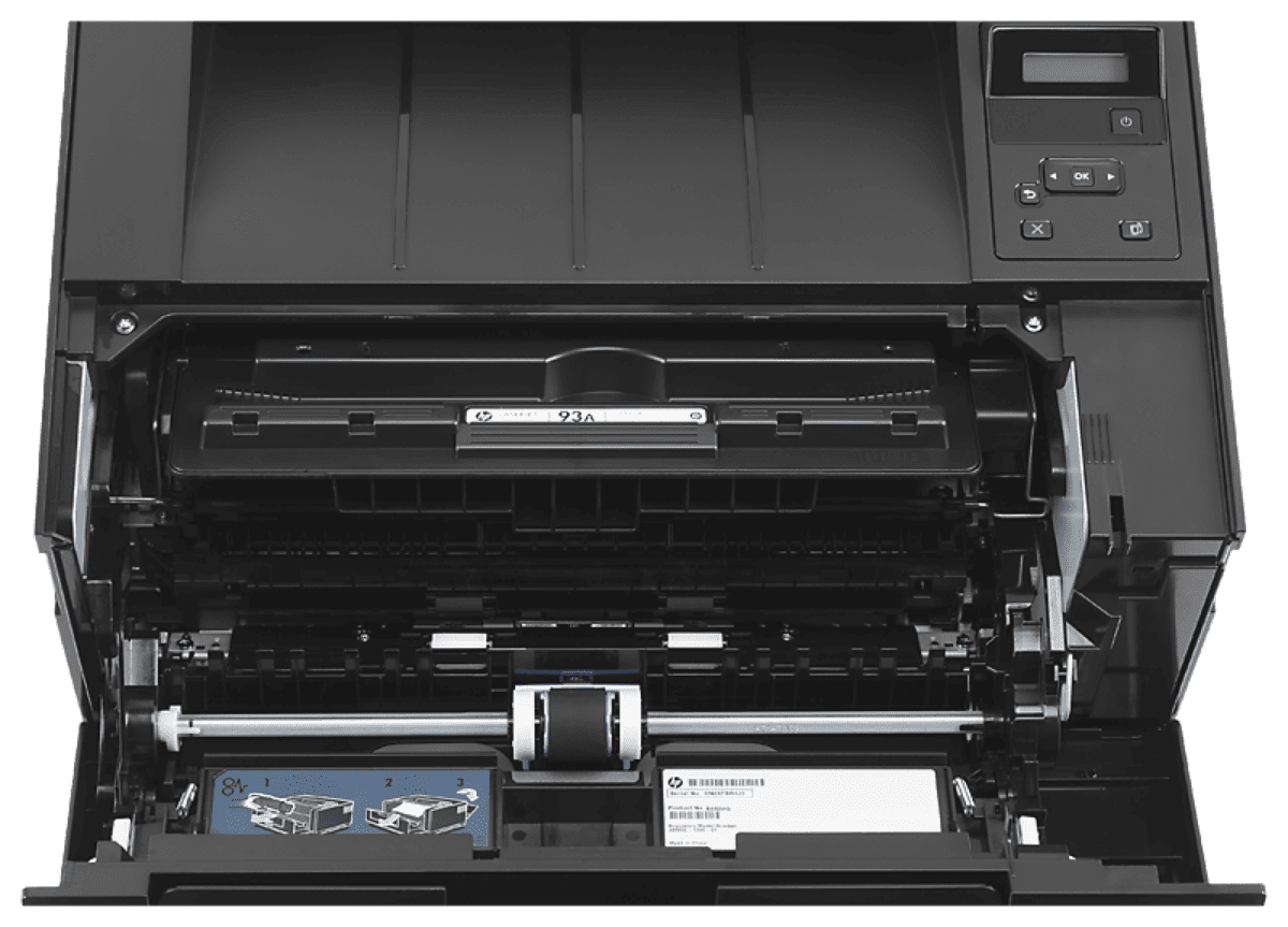 HP LaserJet Pro M706n Printer (B6S02A) - Top view open