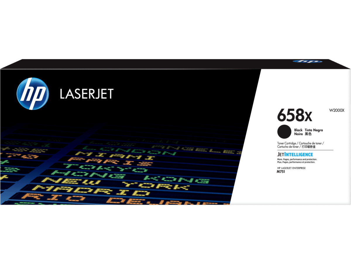 HP 658X LaserJet 高打印量黑色原廠碳粉匣- (W2000X) - 店鋪HP.com 香港