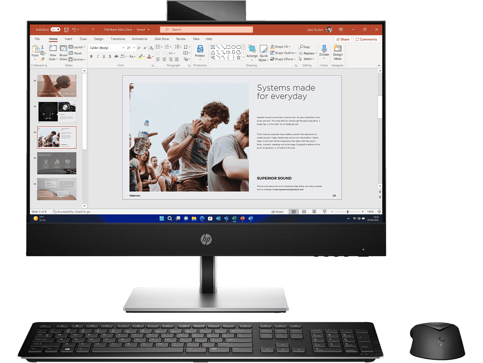 HP ProOne 440 G9 All-in-One 23.8インチ液晶一体型 HP ProOne 440 G9 All-in-One（インテル第12世代プロセッサー