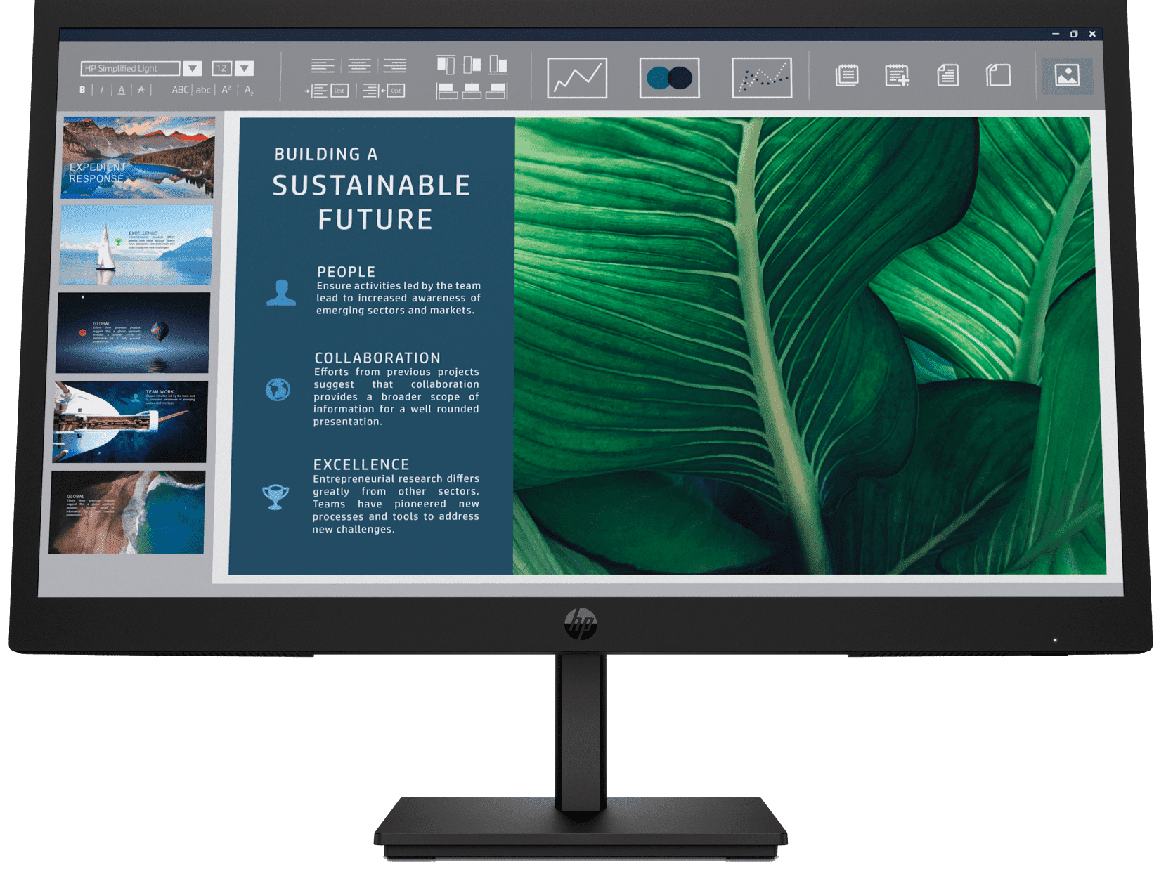 HP Series 3 Pro 21.45 inch FHD Monitor - 322pv - 21.45