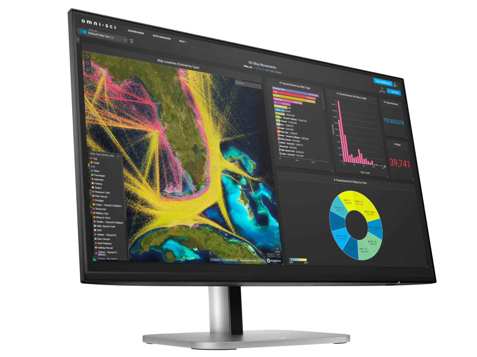 HP Series 5 Pro 24 吋WUXGA 顯示器- 524pn - 24