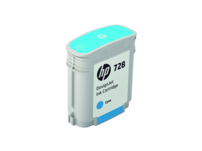 HP 728 130-ml Cyan DesignJet Ink 