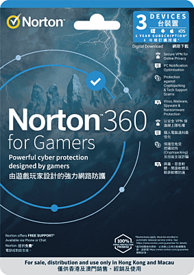 Norton 360 Games 3 Devices 1 Year