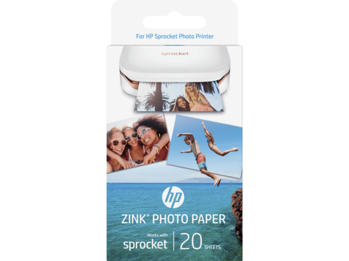 hp sprocket 2nd edition paper