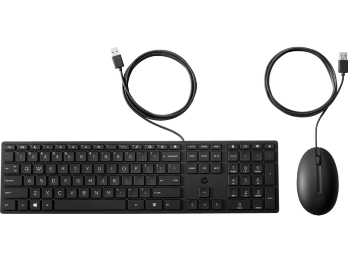HP Wired Desktop 320MK Mouse and Keyboard (9SR36UT#AB0)
