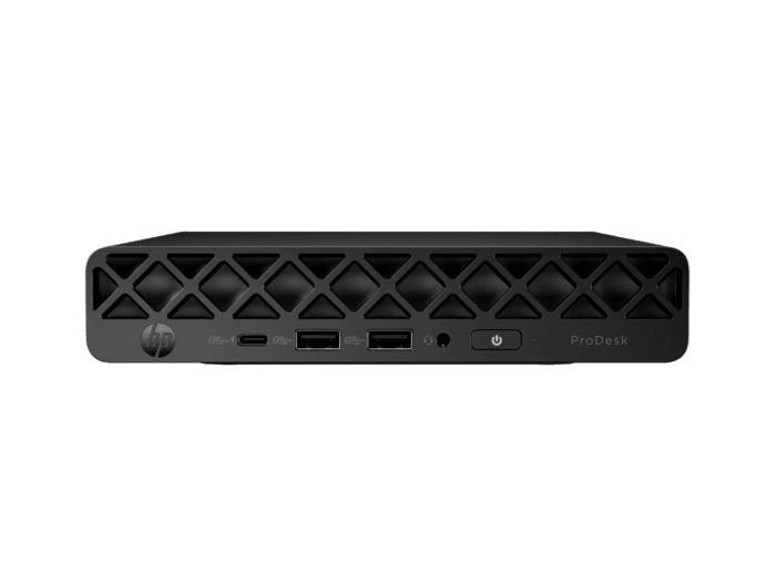 HP ProDesk 4 Mini G1i Desktop AI PC - Without Screen - Black (BT5U9PT#AB5)