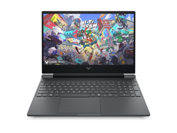 HP Victus 15.6 inch Gaming Laptop 15-fa2140TX, Silver - 15.6" - Mica silver, black chrome logo (C21VKPA#AB5)