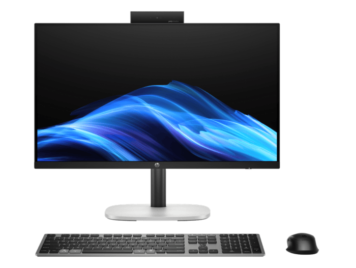 HP ProStudio 4 G1i 23.8 inch All-in-One AI Desktop PC - 23.8" - Silver (C4DX8PT#AB5)