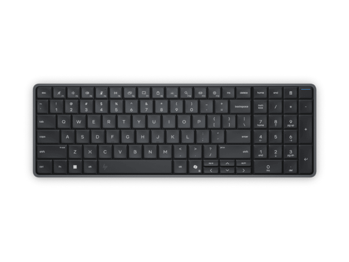 HP EliteBoard G1a Next Gen AI PC - Without Screen - Grey (D75F4PT#AB5) - Center facing