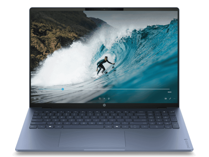 HP OmniBook 5 16 inch Next Gen AI Laptop 16-bm0051TU, Blue - 40.6 cm (16") - Starlit blue (D8CV6PA#AB5)