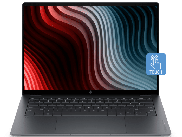 HP OmniBook Ultra 14 inch Next Gen AI Laptop 14-kd0059TU, Gray - 35.6 cm (14") - Eclipse gray aluminum (D87G8PA#AB5)