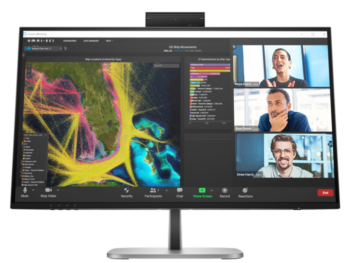 HP Series 5 Pro 27 inch QHD USB-C Conferencing Monitor - 527pm - 27" (9E0Y9UT#AB4)