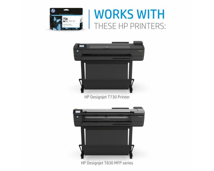 【未開封・純正品】HP DesignJet 728 マットブラック 300ml 728 300-ml Yellow DesignJet Ink Cartridge, F9K15A | HP® Store