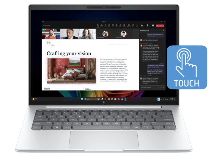 HP EliteBook 8 G1i 14 inch Notebook Next Gen AI Laptop, Silver - 35.6 cm (14") - Glacier silver (D83PNPT#AB5-BN1)