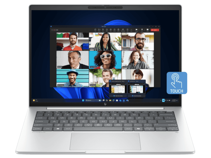 HP EliteBook 8 G1i 14 inch AI Laptop, Silver - 14" - Glacier silver (C27HLPT#AB5)