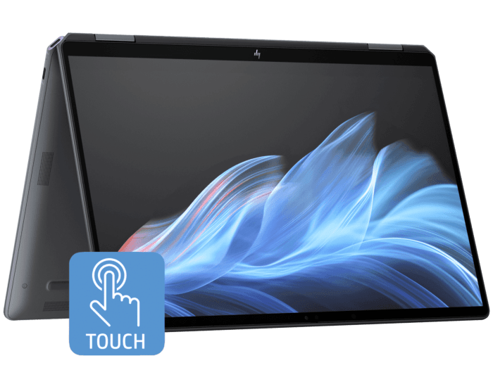 HP OmniBook Ultra Flip Laptop 14-fh0012TU, Grey - 14" - Eclipse gray (B11HKPA#AB5)