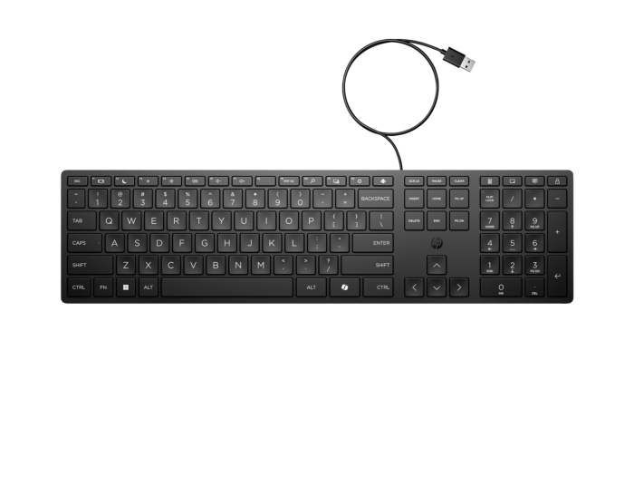 HP Wired Desktop 320K Keyboard (9SR37UT#UUF)