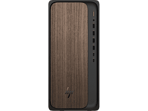 HP OmniDesk Desktop AI PC M03-0002hk - Without Screen - Dark wood, jack black chassis (B82SXPA#AB5)