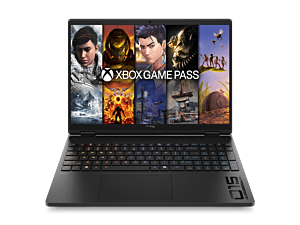 HyperX OMEN 15 inch Gaming Laptop 15-ga0053TX, Black - 38.9 cm (15.3") - Shadow black (D9HL6PA#AB5)