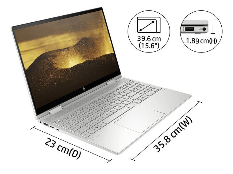 HP ENVY x360 Convert 15-ed1008TX - 39.6 