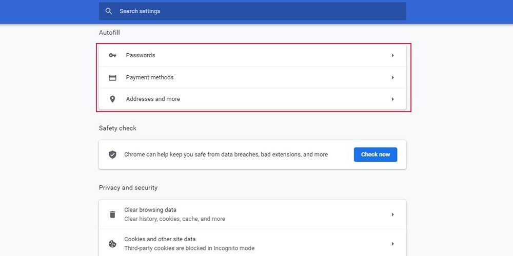 How to make specific changes to what Autofill saves