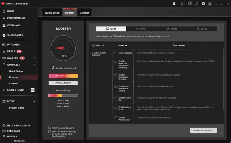 Omen Gaming Hub