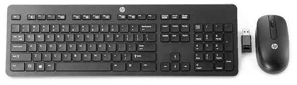 HP Slim wireless keyboard and mouse