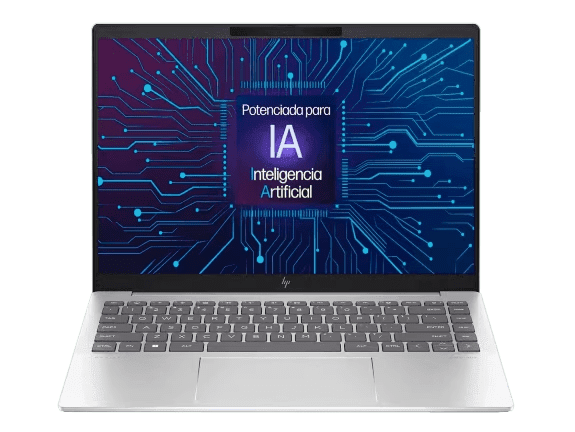 HP Spectre x360 2-in-1 laptop being used for creative design work with Microsoft Copilot